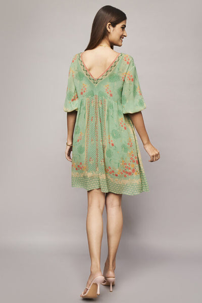Anita Dongre Mirvat Dress Sage indian designer wear online shopping melange singapore