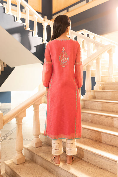 Anita Dongre Shelyn Kurta Raspberry online shopping melange singapore indian designer wear