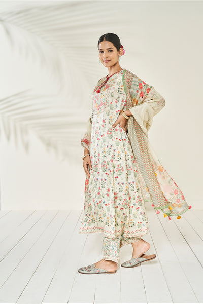 Anita Dongre Suhani Kurta Set Natural festive indian designer wear online shopping melange singapore