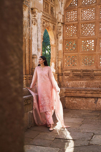 Anita Dongre Twin Doves Kurta Set Blush festive indian designer wear online shopping melange singapore