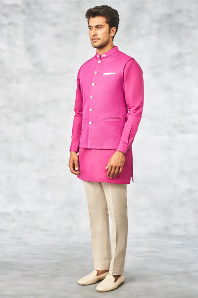 Anita Dongre menswear Raghav bundi bandi purple indian designer wear wedding online shopping melange singapore festive jacket