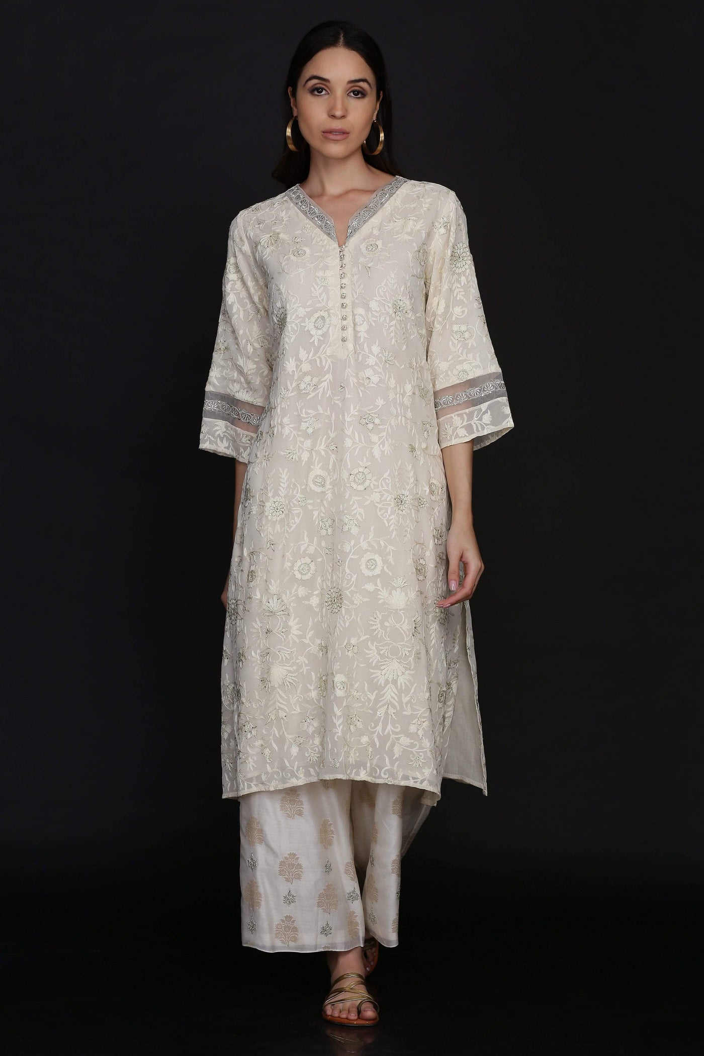 Straight Tunic With Loose Pants