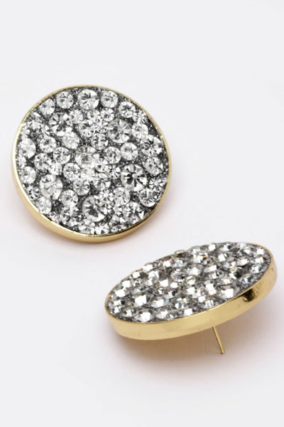 Bijoux by Priya Chandna Crystal button studs jewellery indian designer wear online shopping melange singapore