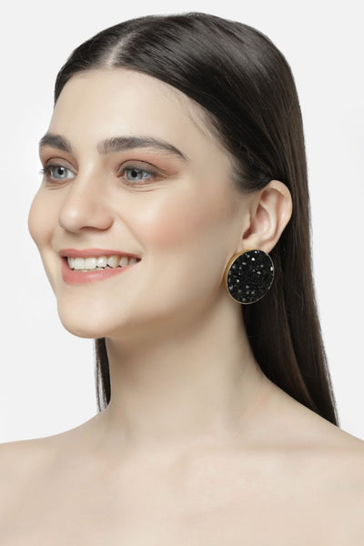 Bijoux by Priya Chandna Crystal button studs jewellery indian designer wear online shopping melange singapore