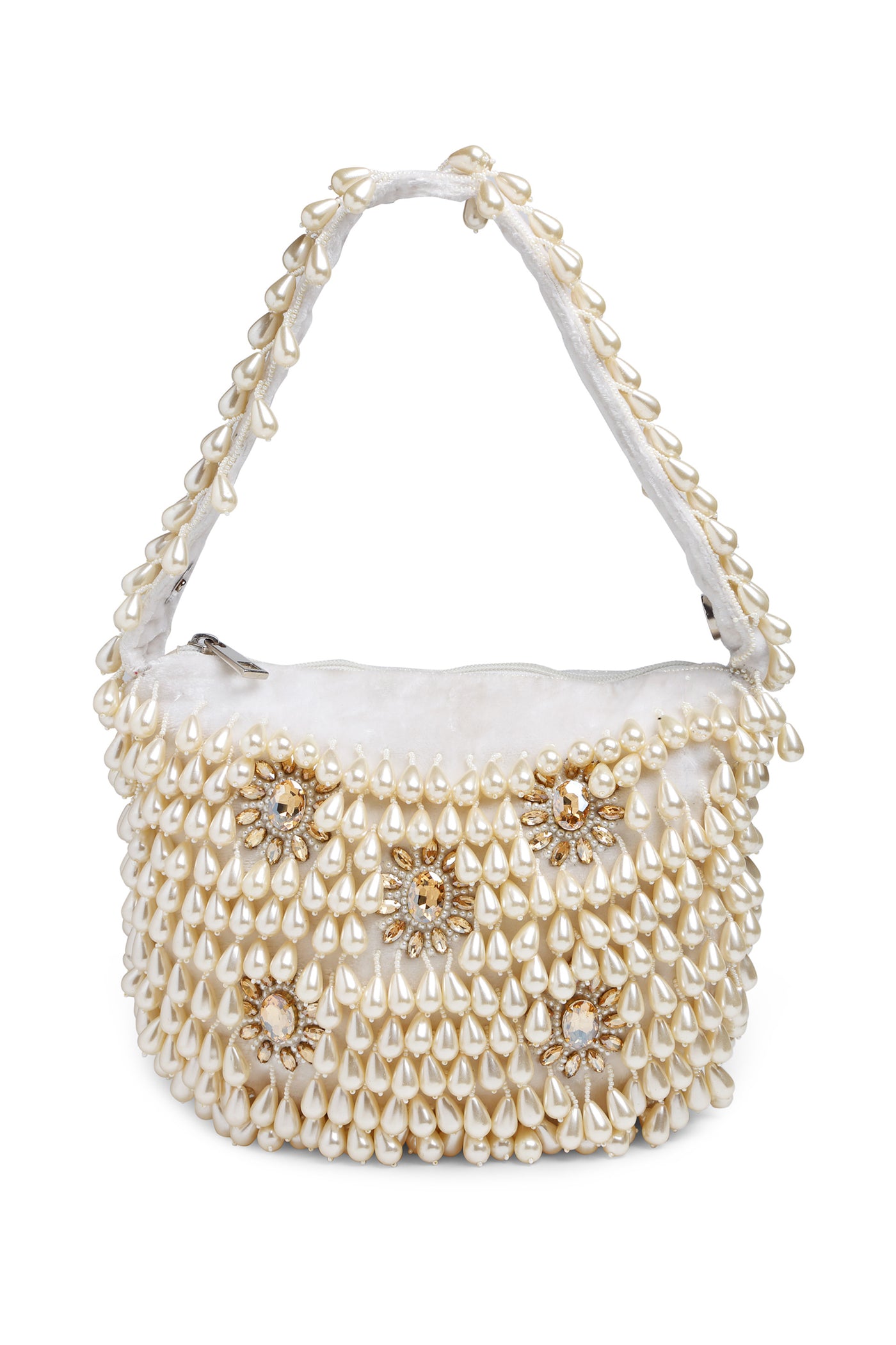 Bijoux by priya chandna diamonds and pearls ivory fashion accessories indian designer wear online shopping melange singapore