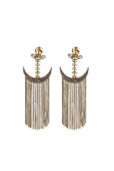 bijoux by priya chandna Diya Danglers earrings gold fashion jewellery online shopping melange singapore indian designer wear