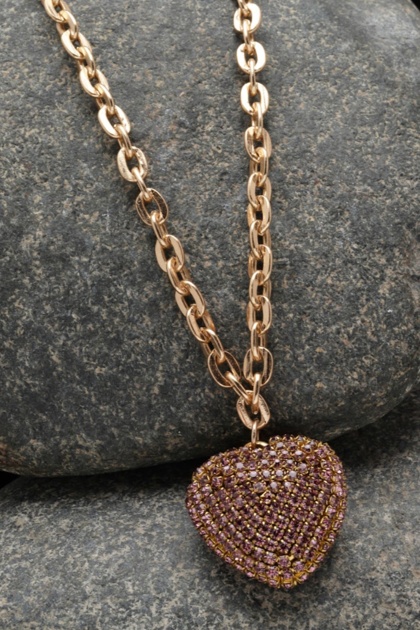 Bijoux by Priya Chandna Heart Shaped Necklace English Rose jewellery indian designer wear online shopping melange singapore