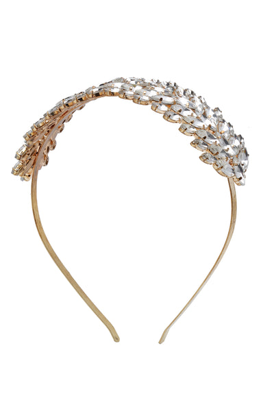 Bijoux by priya chandna Iris Hair Band crystal and rose gold fashion accessories indian designer wear online shopping melange singapore