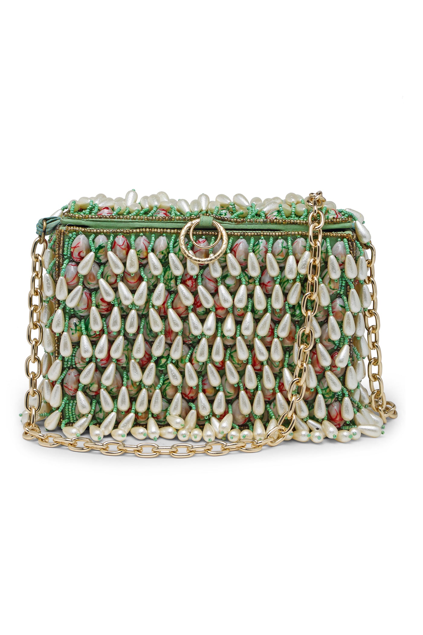Bijoux by priya chandna Jardin D’Amour green fashion accessories indian designer wear online shopping melange singapore