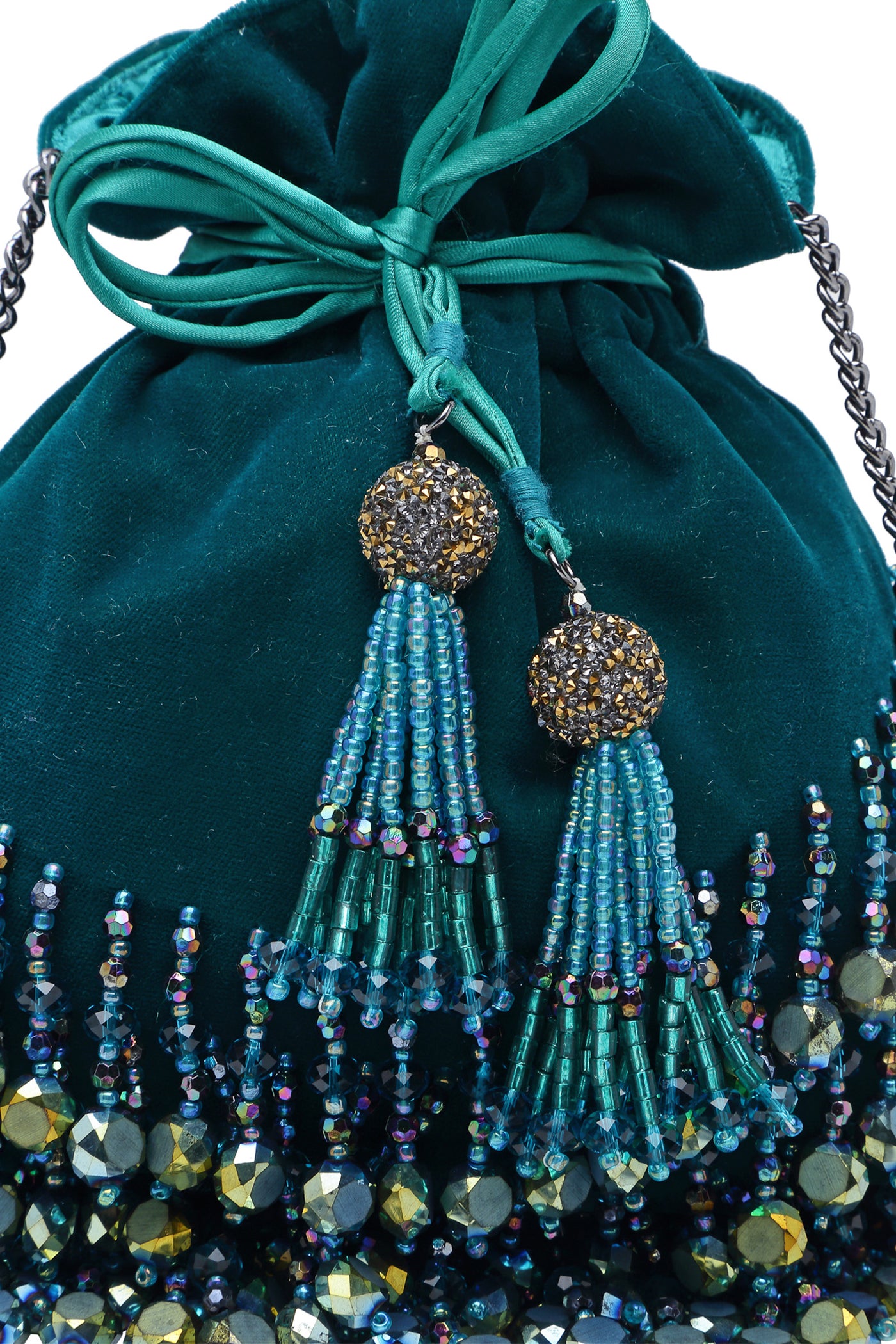 Bijoux by priya chandna jasmine and sea green fashion accessories indian designer wear online shopping melange singapore