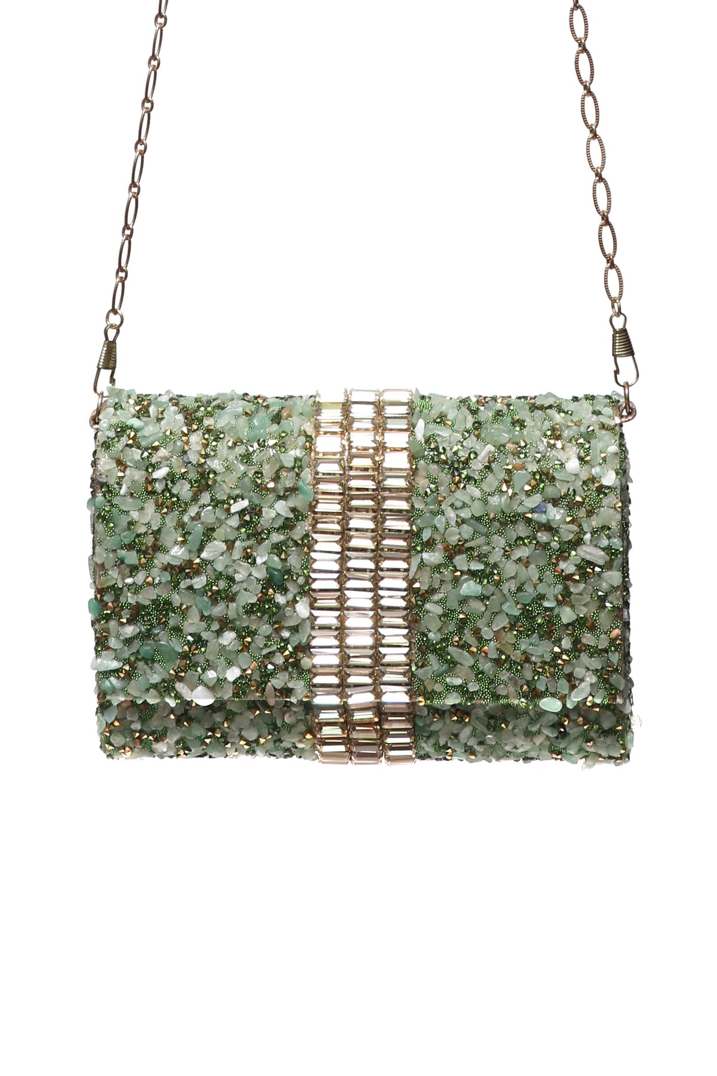 Bijoux by priya chandna Laila Crossbody Bag green accessories online shopping melange singapore indian designer wear