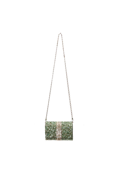 Bijoux by priya chandna Laila Crossbody Bag green accessories online shopping melange singapore indian designer wear