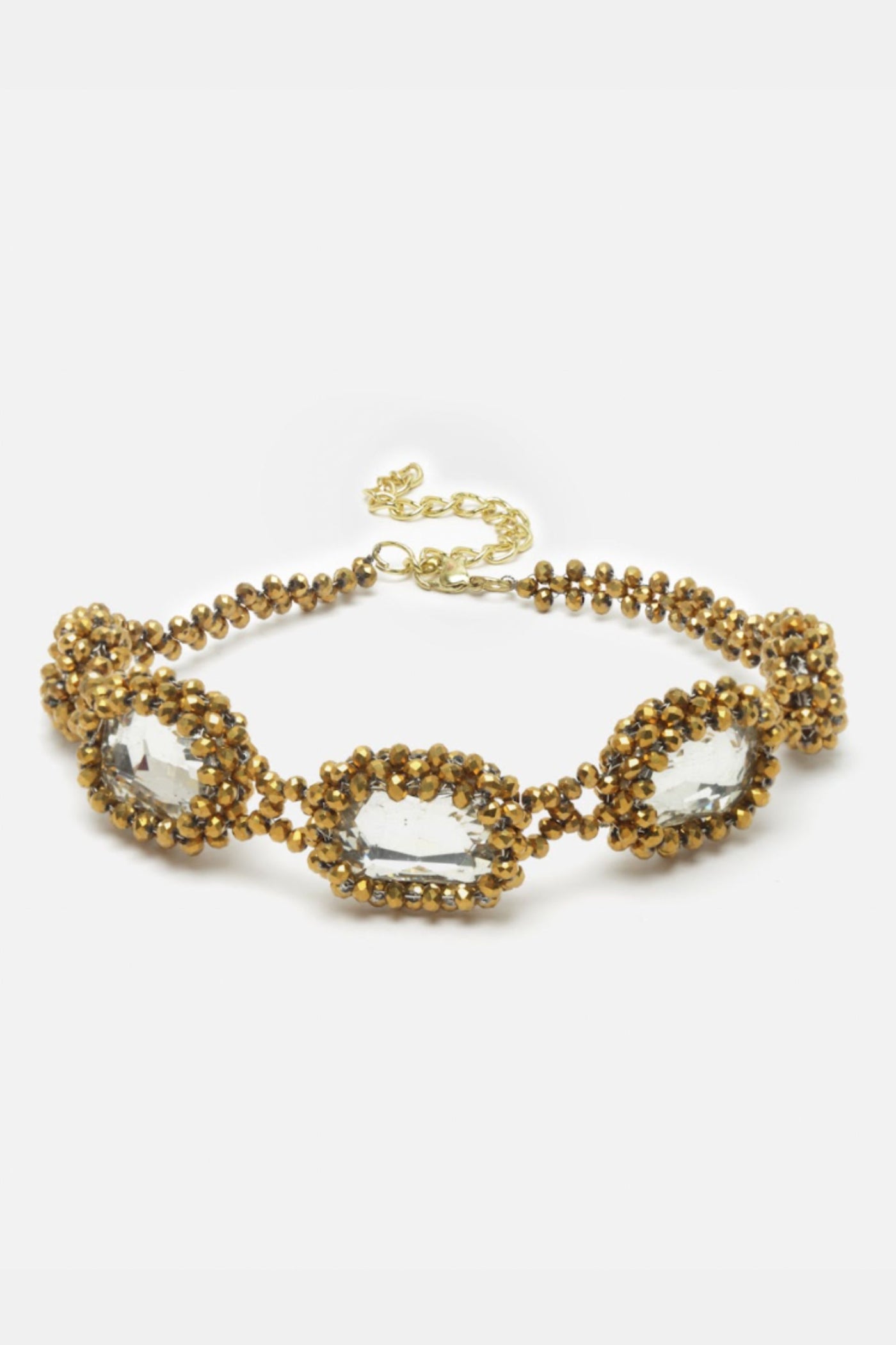 Bijoux by Priya Chandna Link chain Necklace Gold jewellery indian designer wear online shopping melange singapore