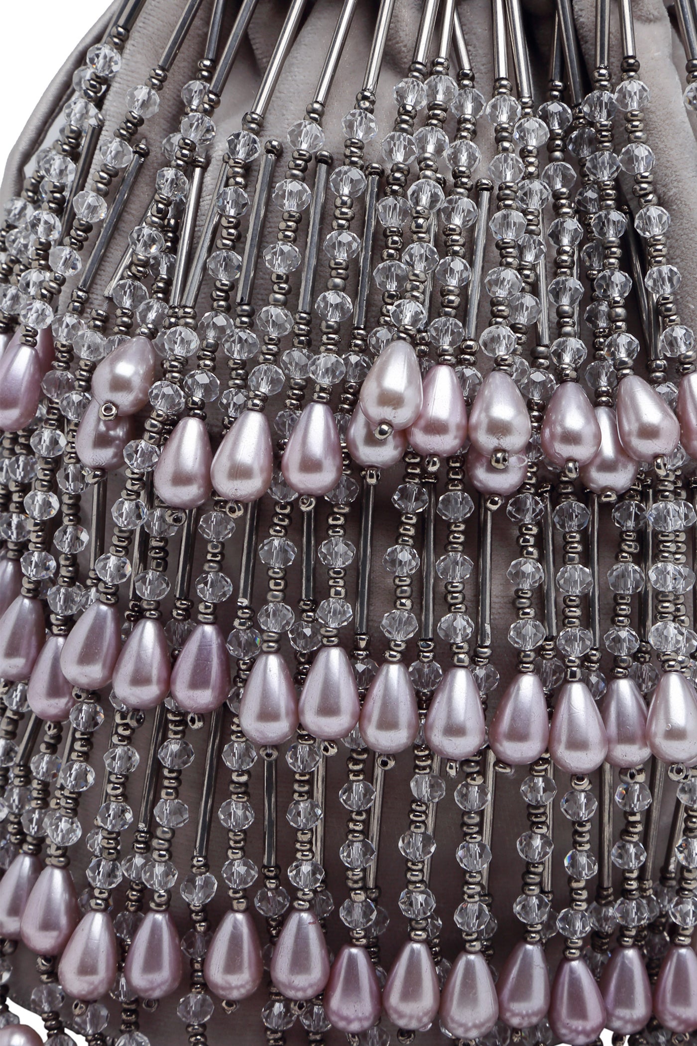 Bijoux by priya chandna Nargis Bucket Bag grey fashion accessories indian designer wear online shopping melange singapore