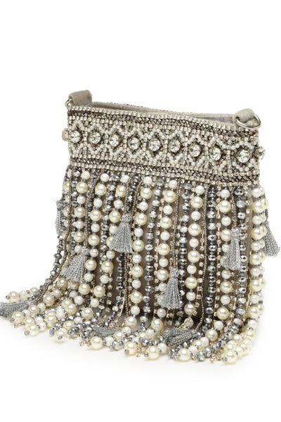 Bijoux by Priya Chandna Pearl Crystal Drop Nano Bag jewellery indian designer wear online shopping melange singapore
