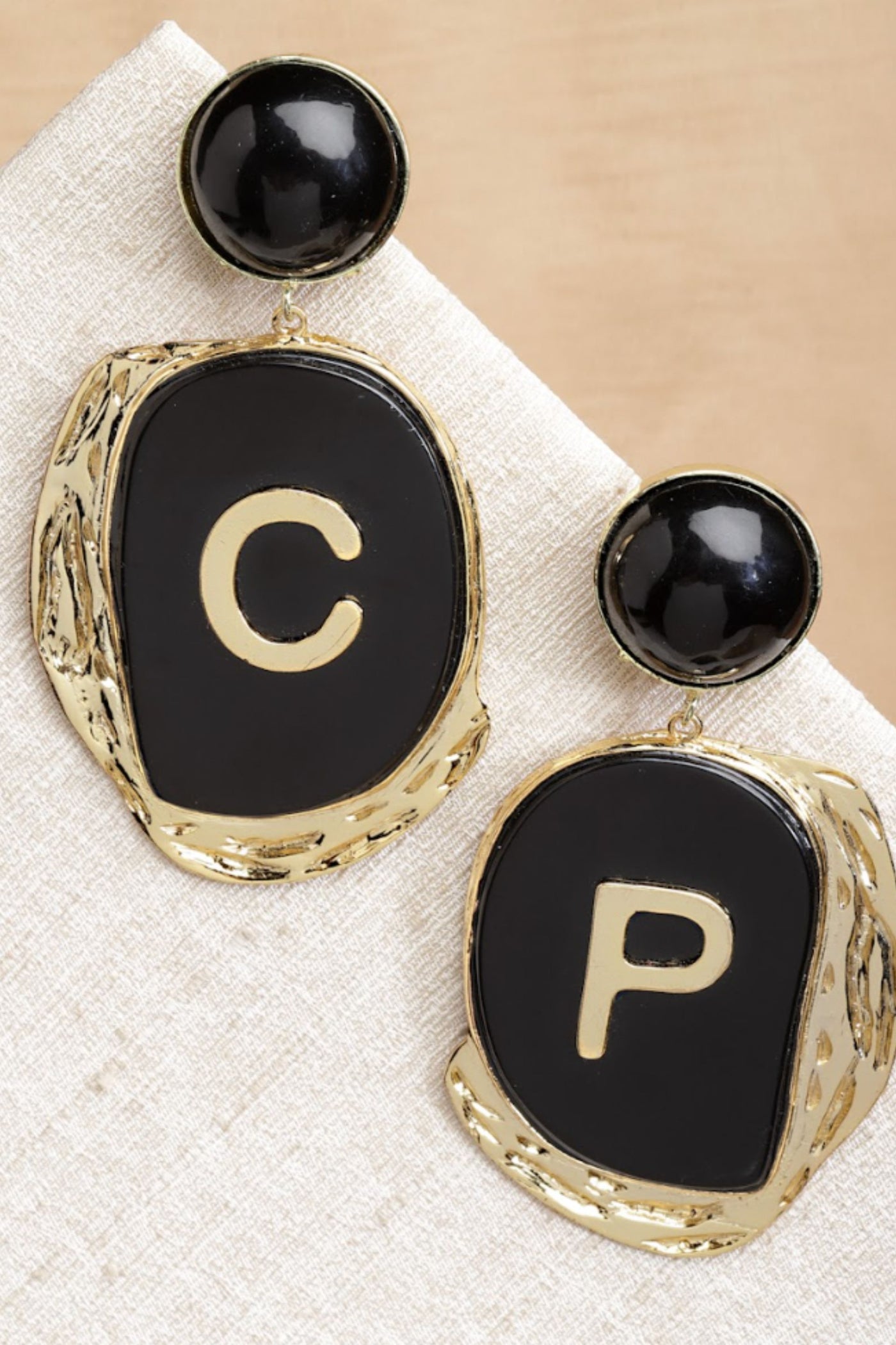 Bijoux by Priya Chandna Personalized Letter Earrings jewellery indian designer wear online shopping melange singapore
