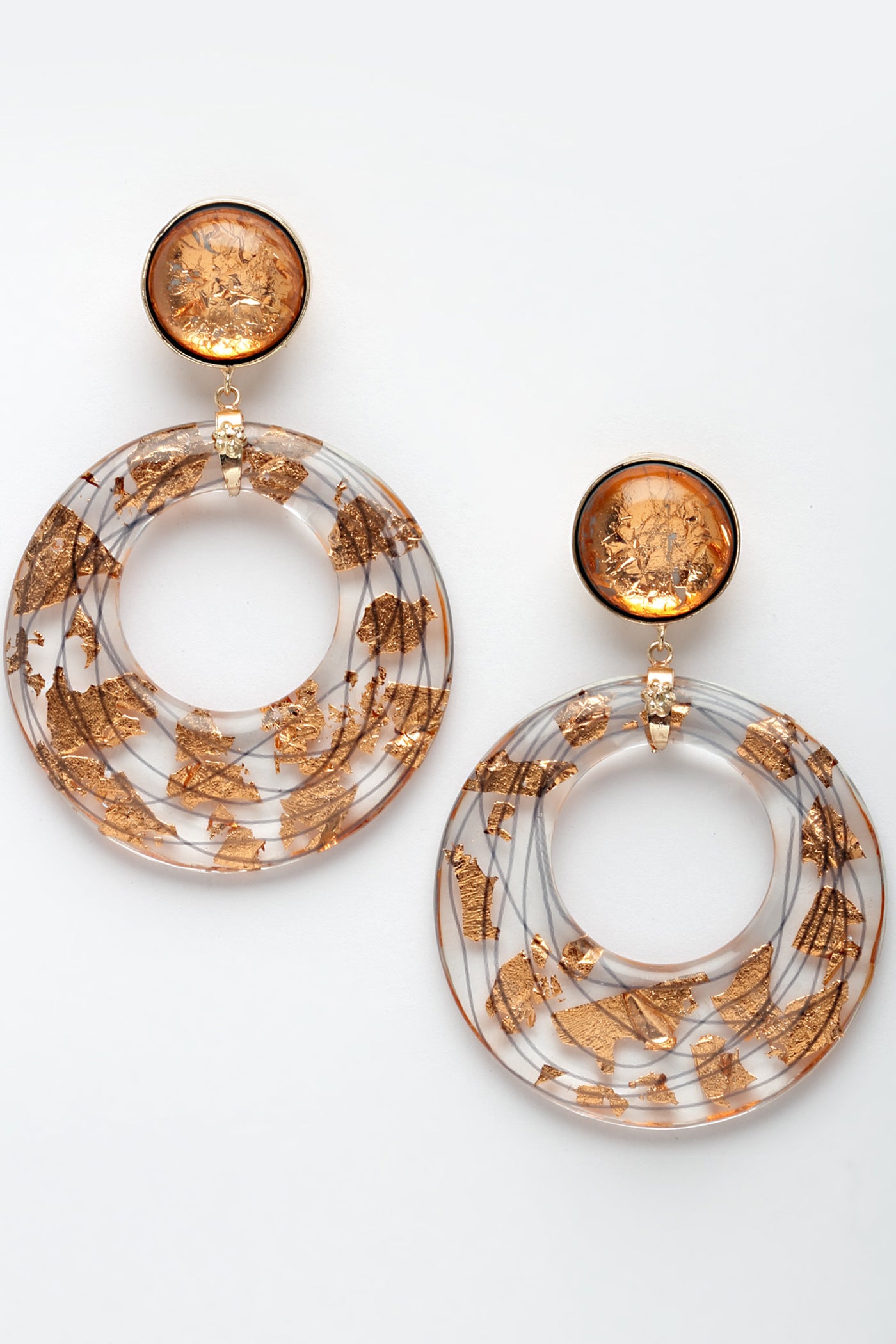 Bijoux by priya chandna resin art in rose gold fashion imitation jewellery  indian designer wear online shopping melange singapore