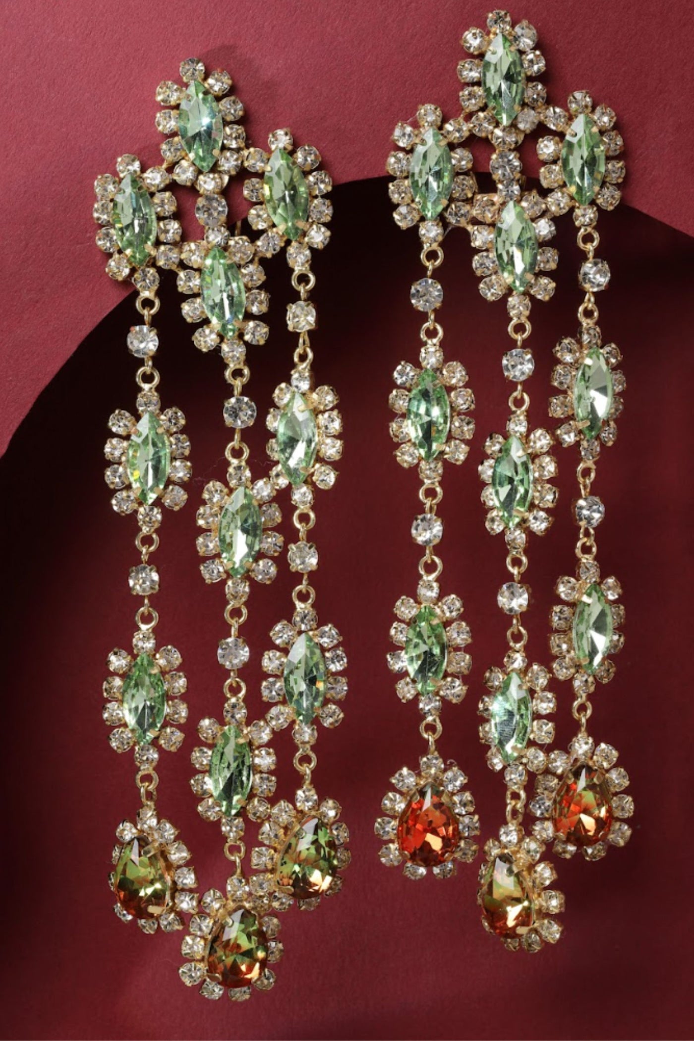 Bijoux by Priya Chandna Sapphire Droplets jewellery indian designer wear online shopping melange singapore