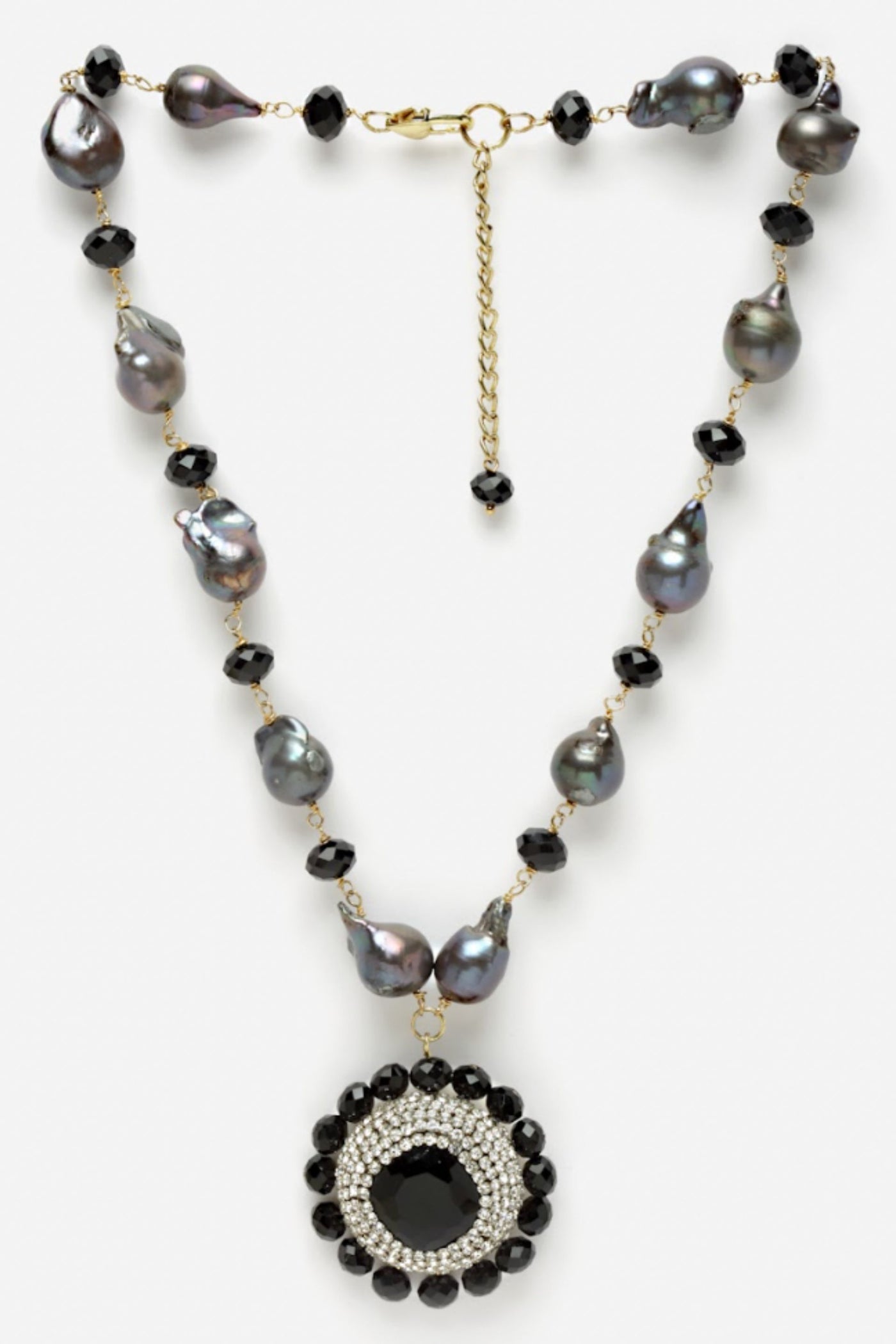 Bijoux by Priya Chandna Sunshine Necklace With Baroque Pearl jewellery indian designer wear online shopping melange singapore