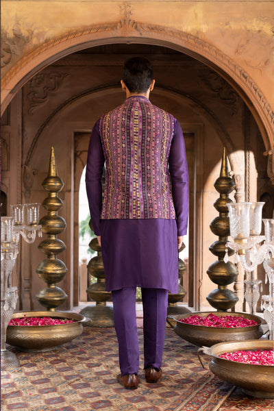 Chavvi Aggarwa Purple Kurta Set Online Shopping Melange Singapore Indian Designer Wear