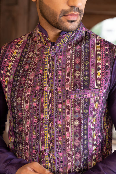 Chavvi Aggarwa Purple Kurta Set Online Shopping Melange Singapore Indian Designer Wear