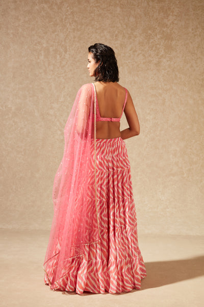 Chamee and Palak Akira Tiered Skirt indian designer wear online shopping melange singapore