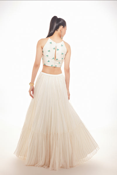 Chamee and Palak Erica tiered skirt indian designer wear online shopping melange singapore