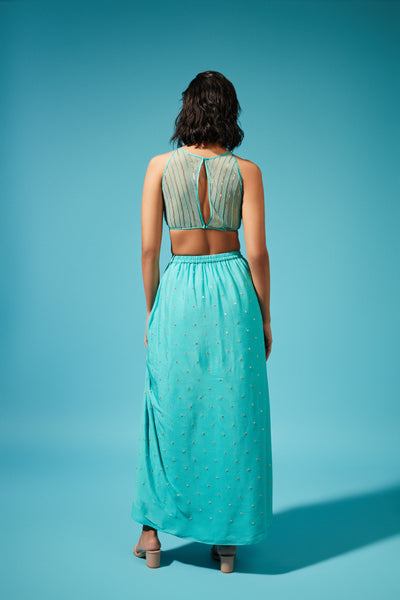 Chamee and Palak Miya Cape Skirt indian designer wear online shopping melange singapore