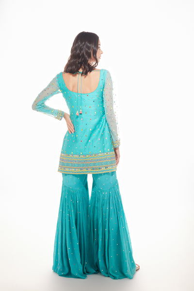 Chamee and Palak Shina Palazzo indian designer wear online shopping melange singapore