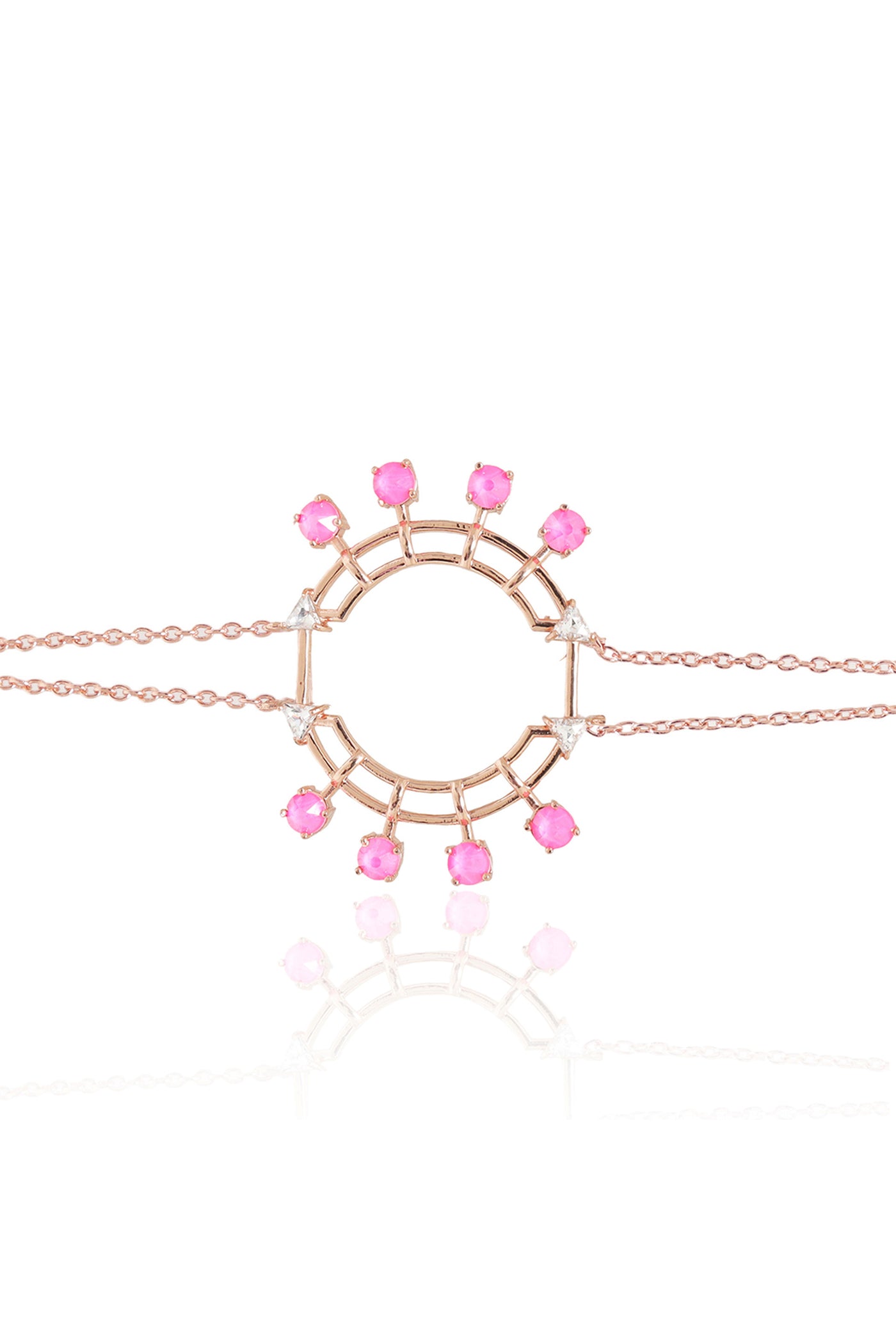 esme Colored Popsicles Bracelet poppy pink fashion imitation jewellery indian designer wear online shopping melange singapore