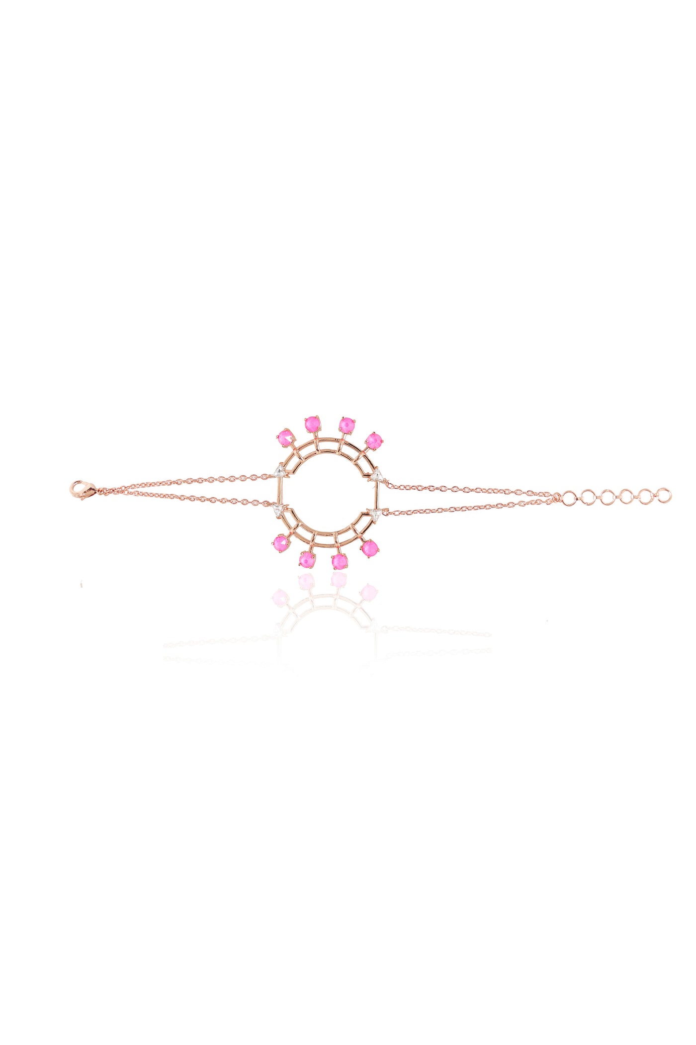 esme Colored Popsicles Bracelet poppy pink fashion imitation jewellery indian designer wear online shopping melange singapore