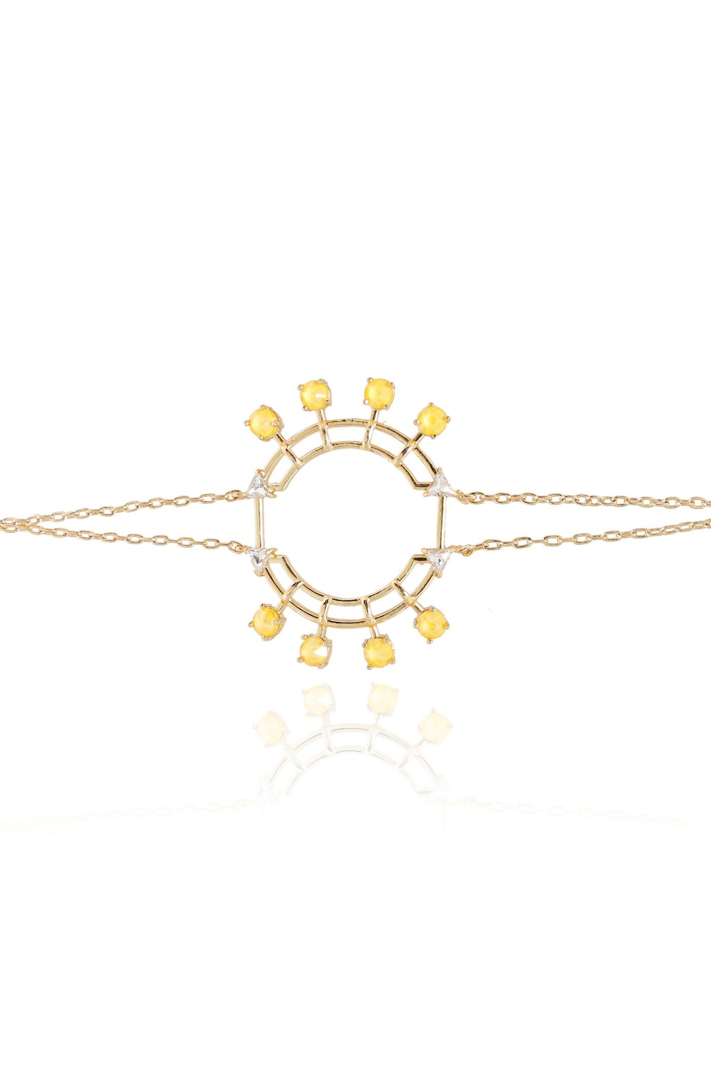 esme Colored Popsicles Bracelet sun yellow fashion imitation jewellery indian designer wear online shopping melange singapore