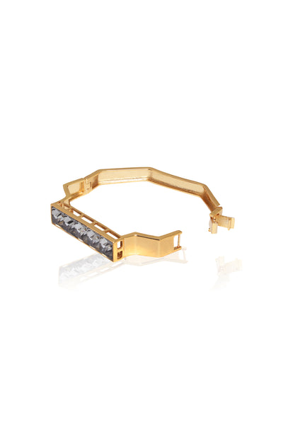 esme golden tan bracelet black on gold fashion imitation jewellery indian designer wear online shopping melange singapore