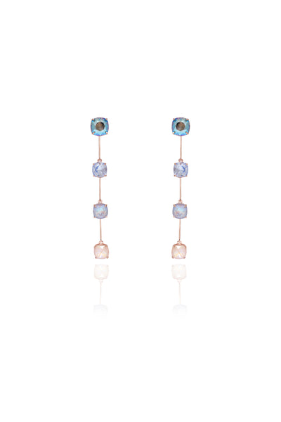esme Water Bubbles Earrings shades of blue fashion imitation jewellery indian designer wear online shopping melange singapore