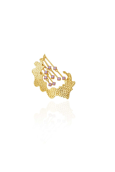 esme adella earrings lylac fashion jewellery indian designer wear online shopping melange singapore