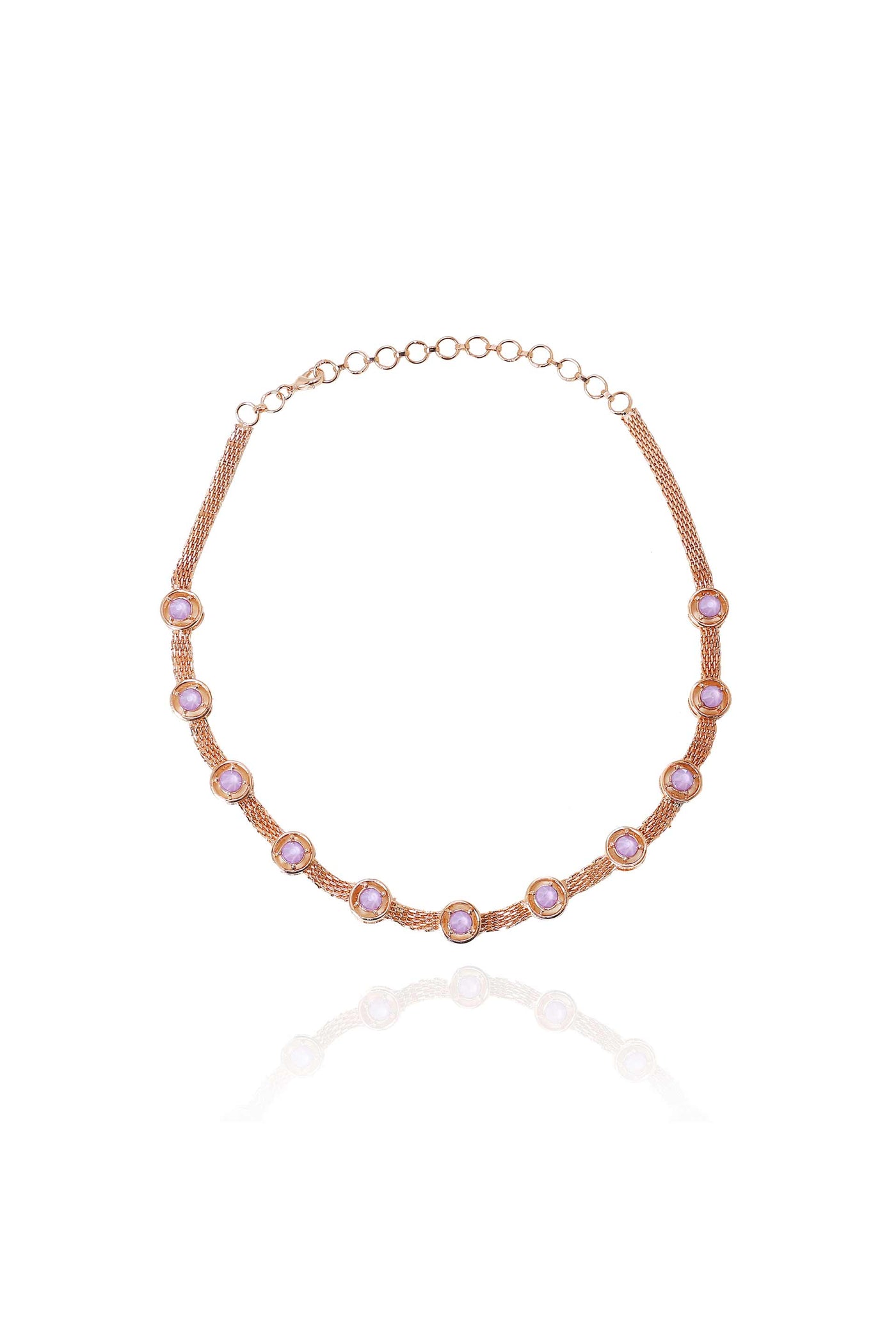 esme alana choker lylac fashion jewellery indian designer wear online shopping melange singapore