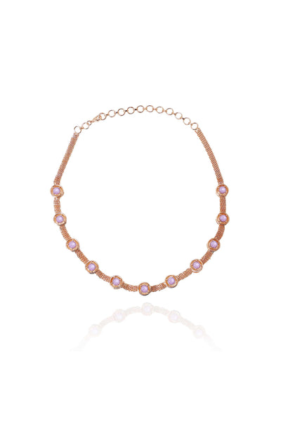 esme alana choker lylac fashion jewellery indian designer wear online shopping melange singapore