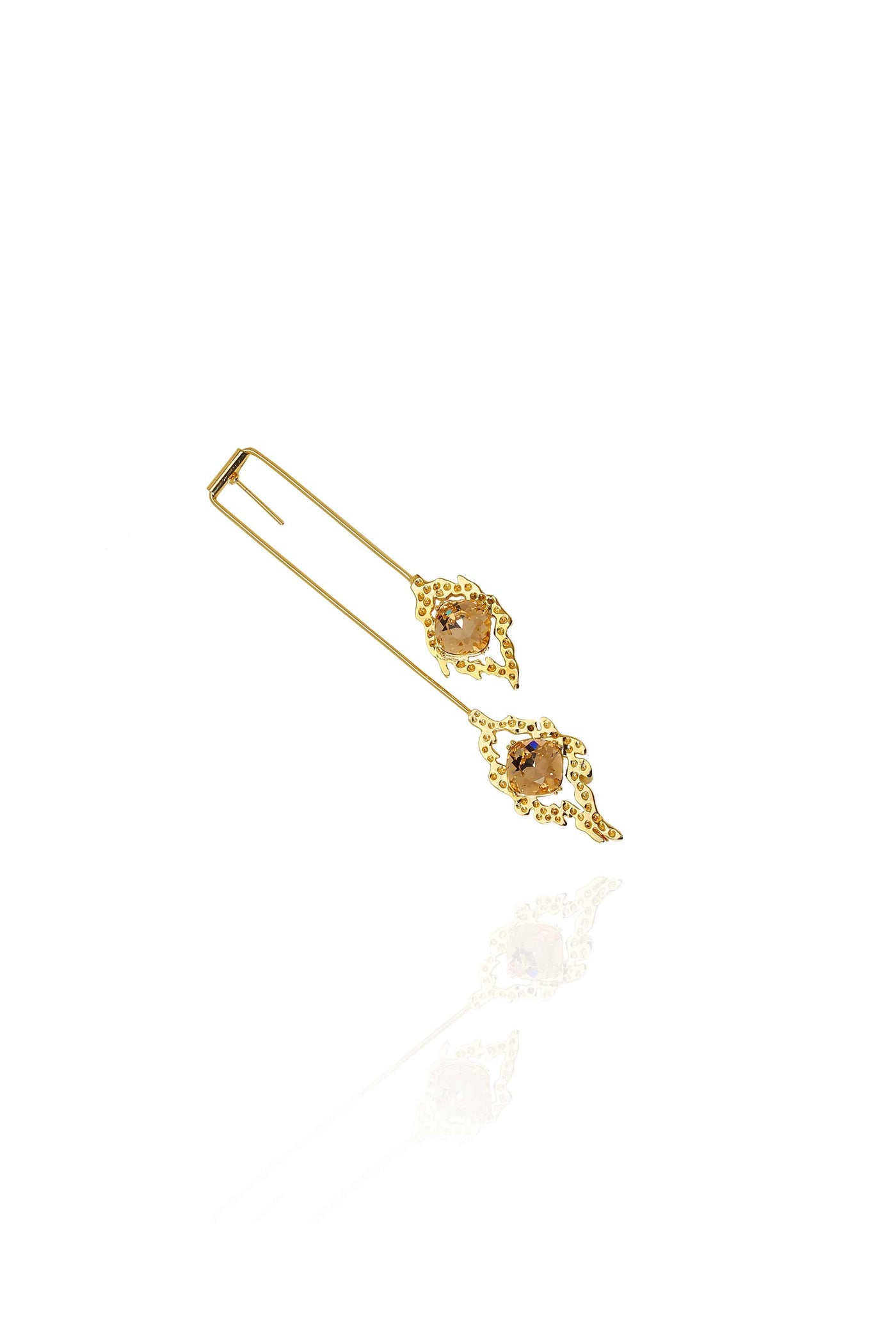esme athena earrings gold fashion jewellery indian designer wear online shopping melange singapore