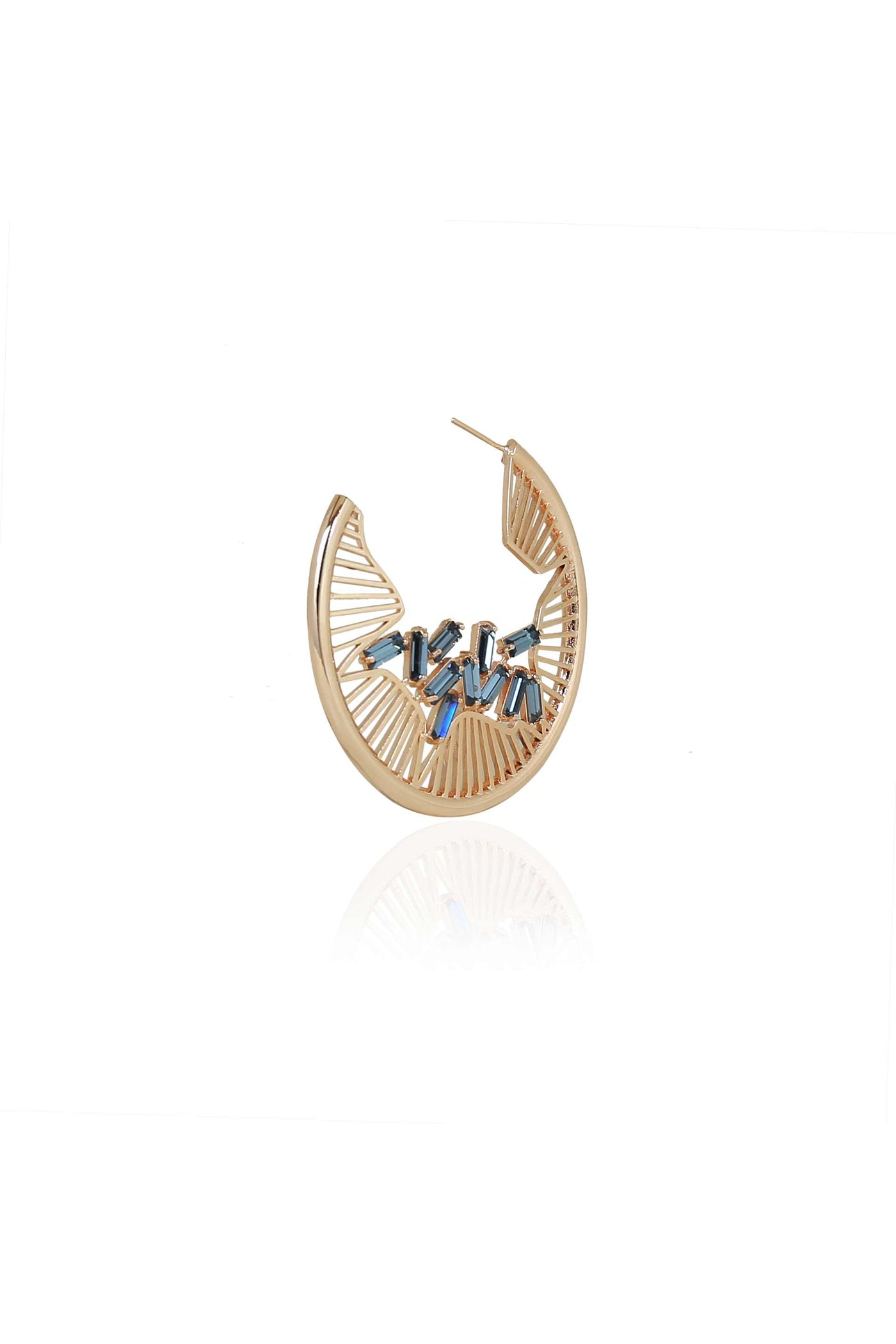 esme lynn earrings blue fashion jewellery indian designer wear online shopping melange singapore