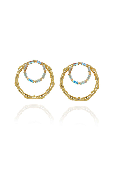 esme muriel earrings abf in yellow fashion jewellery indian designer wear online shopping melange singapore