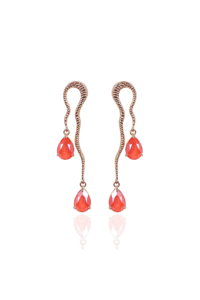 esme nerida earrings coral fashion jewellery indian designer wear online shopping melange singapore