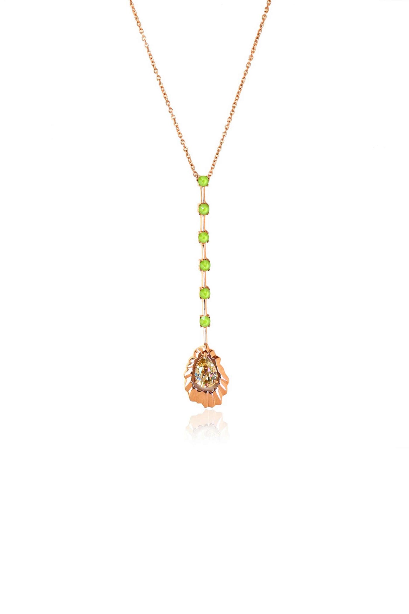 esme rio pendant green fashion jewellery indian designer wear online shopping melange singapore