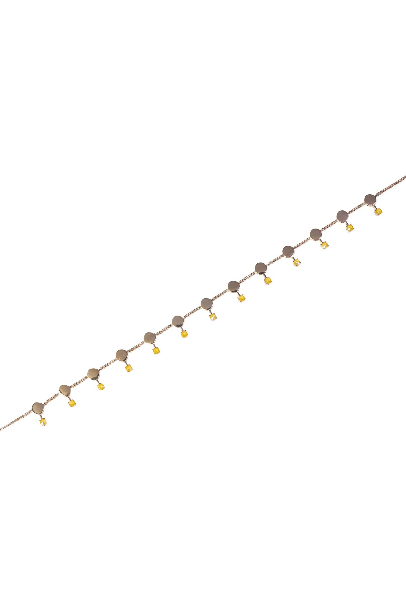 esme tallise choker yellow fashion jewellery indian designer wear online shopping melange singapore