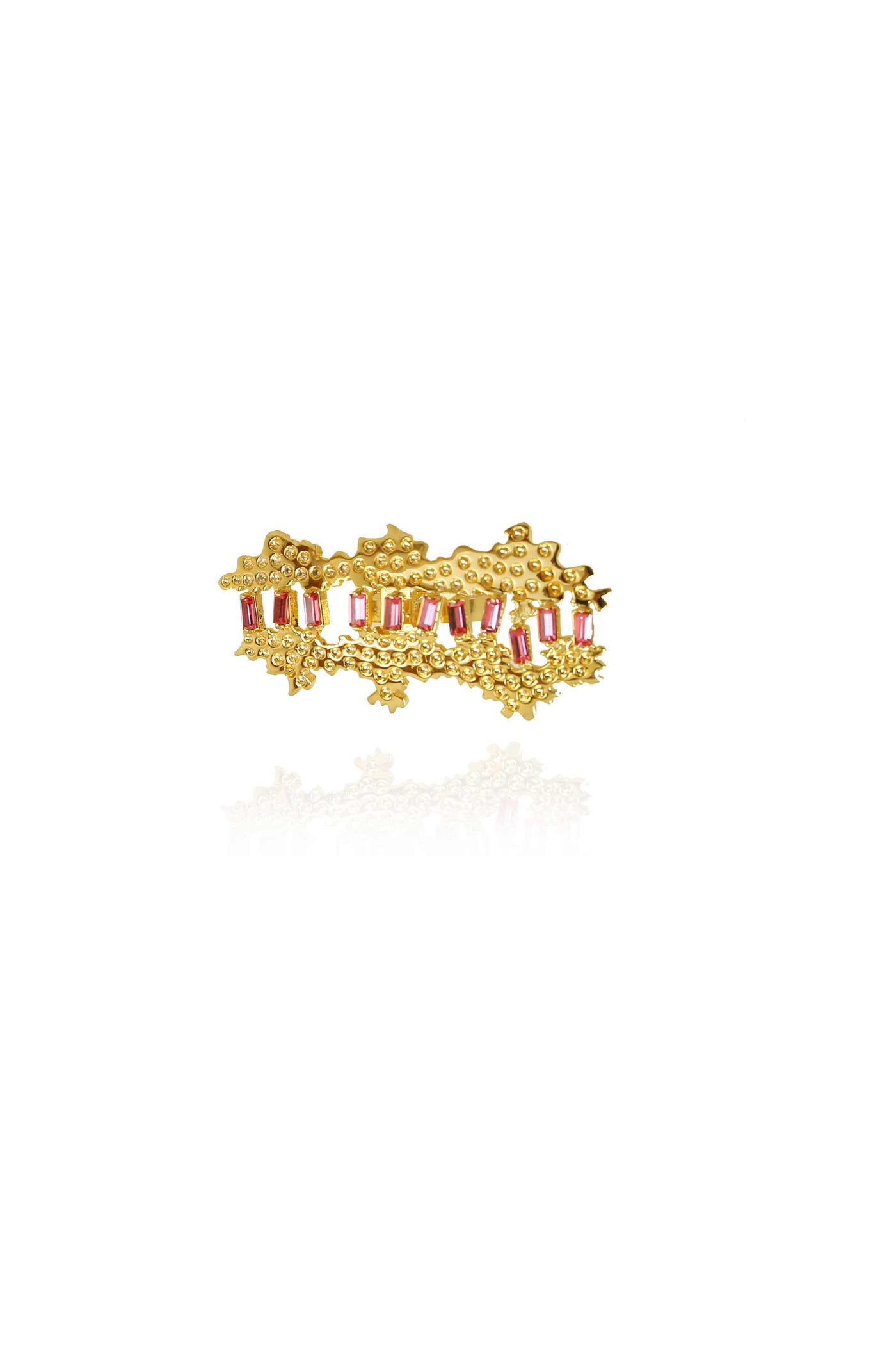 esme wade ring pink fashion jewellery indian designer wear online shopping melange singapore