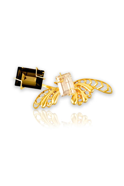 Esme Firefly Ring Gold fashion jewellery online shopping melange singapore indian designer wear