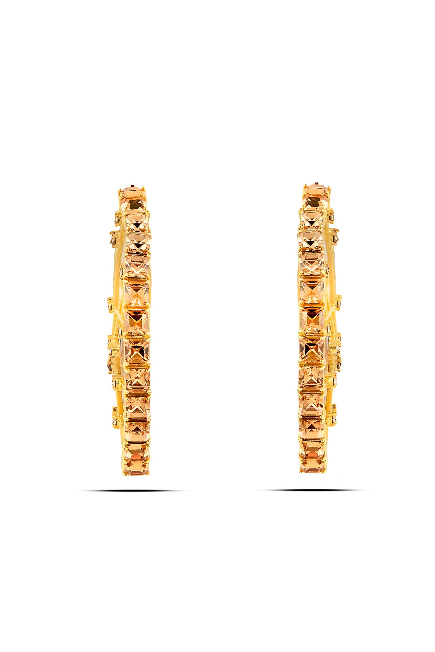 Esme Kira Earrings Multicolor yellow gold fashion jewellery online shopping melange singapore indian designer wear