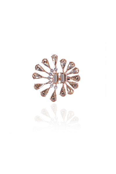 esme ballet ring gold fashion jewellery indian designer wear online shopping melange singapore