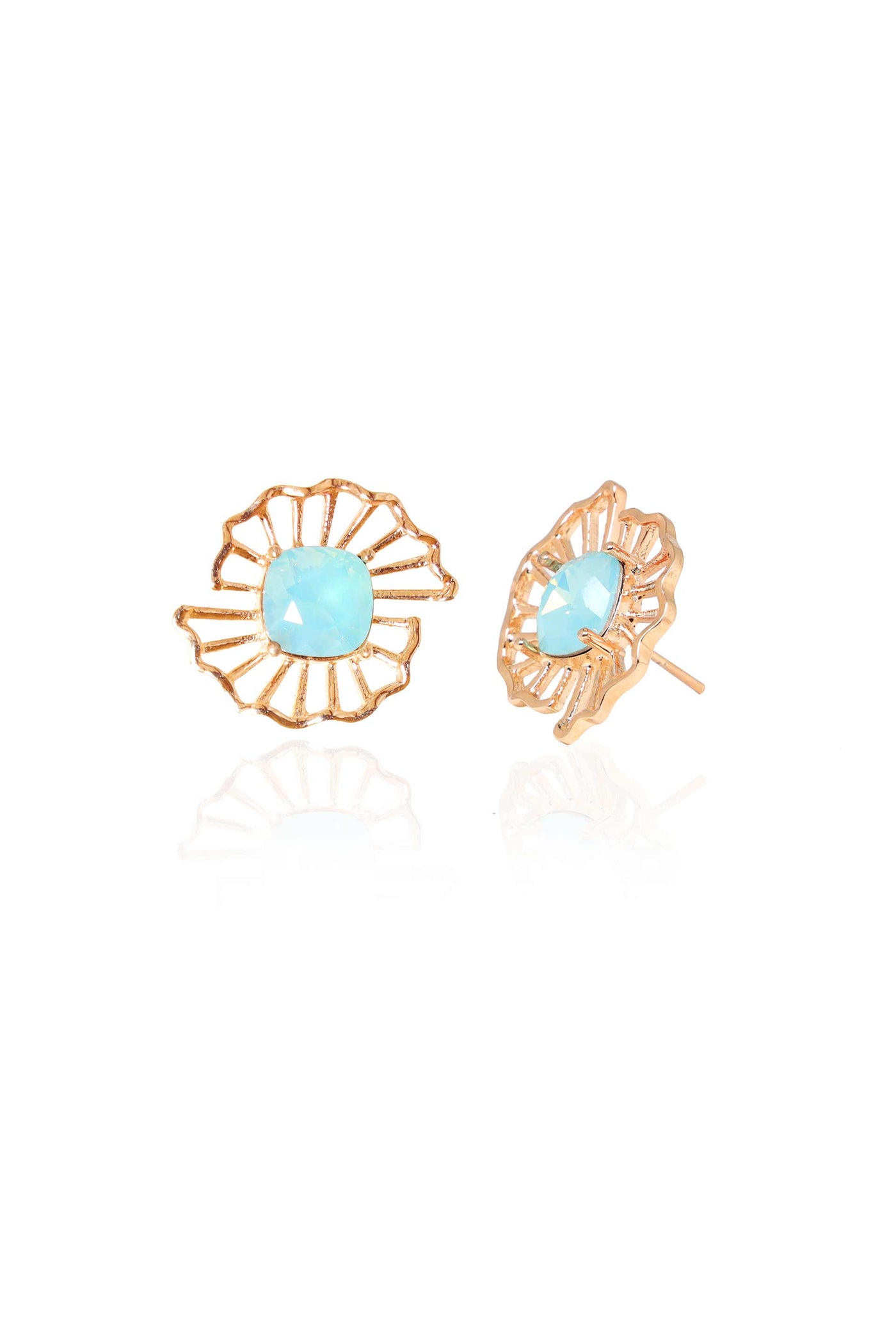 esme barong earrings sea green fashion jewellery indian designer wear online shopping melange singapore