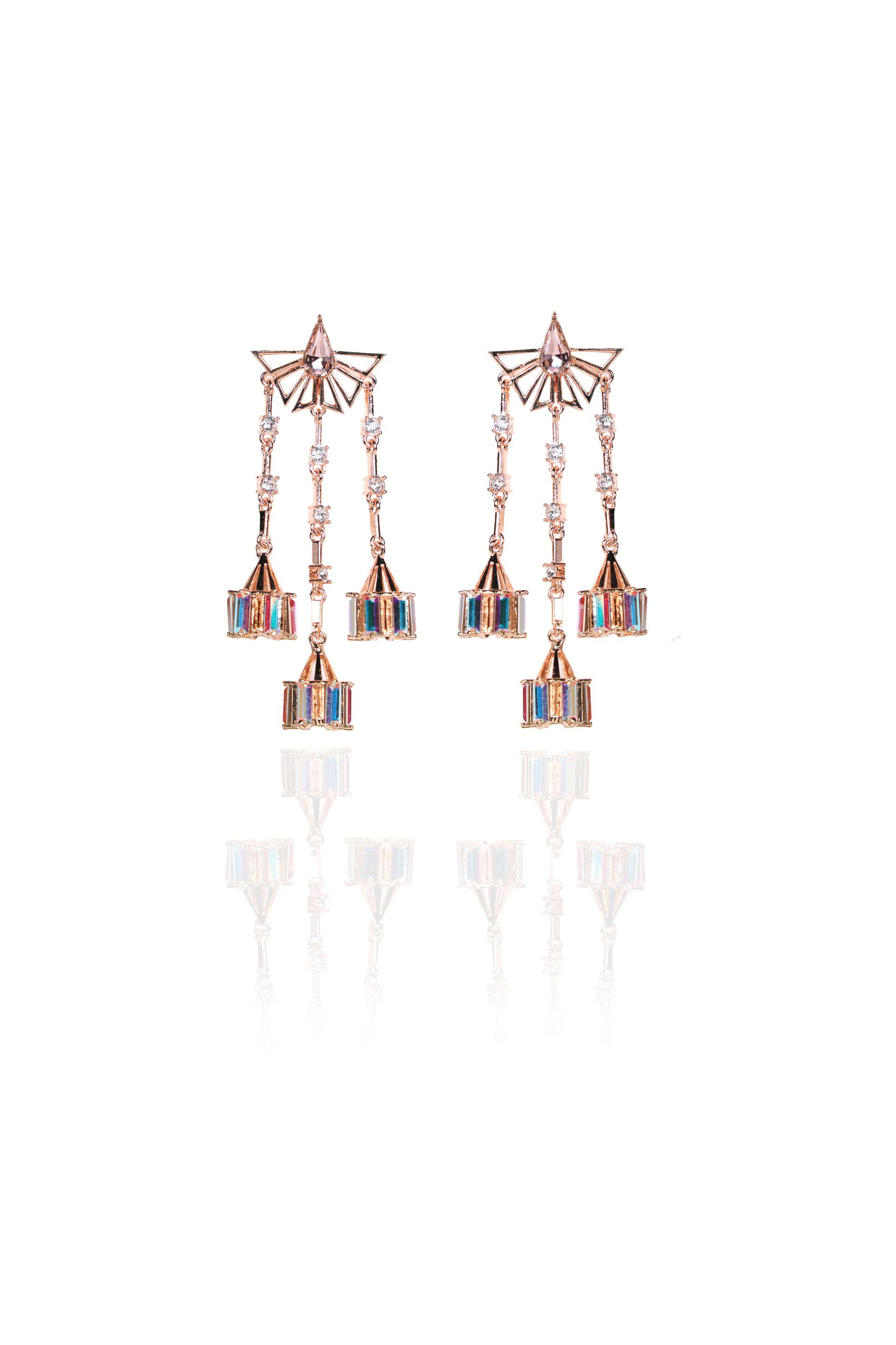 Bihu Earrings Pink – Melange Singapore