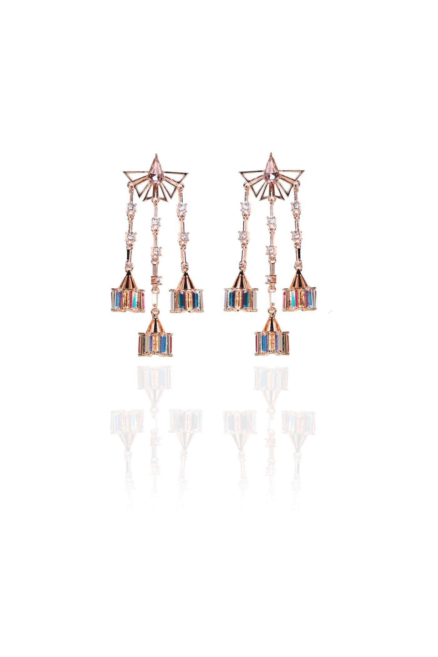 esme bihu earrings pink and white fashion jewellery indian designer wear online shopping melange singapore